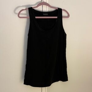 Women’s Central Park West Black Silk Tank Top Size Small